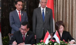 Penandatanganan Kerjasama RI-Singapura